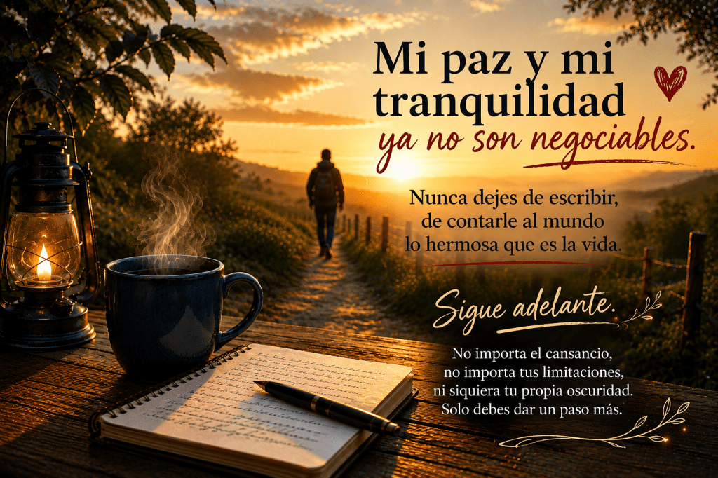 **Escribo y camino**